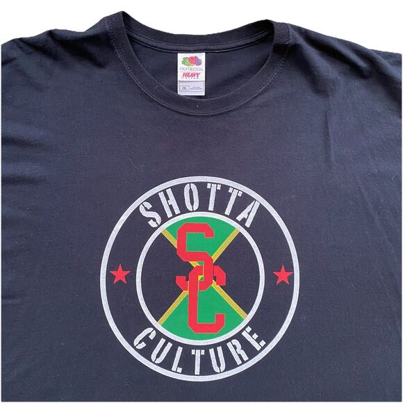 Vintage Spragga Benz T Shirt Shotta Culture XXL Reggae Black Dancehall - Picture 1 of 6